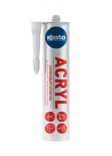 Герметик акриловый Кесто Acryl белый 310 мл