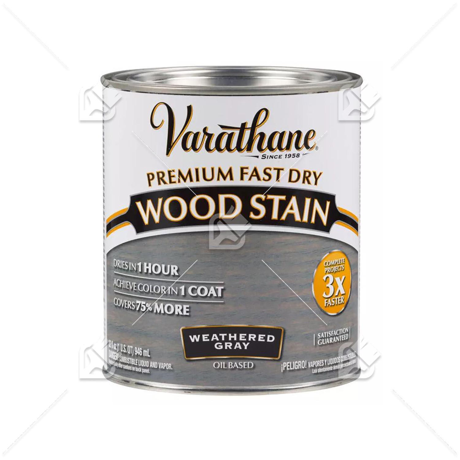 Масло тонирующее быстросохнущее Varathane Fast Dry Wood Stain графит 0,946 л.