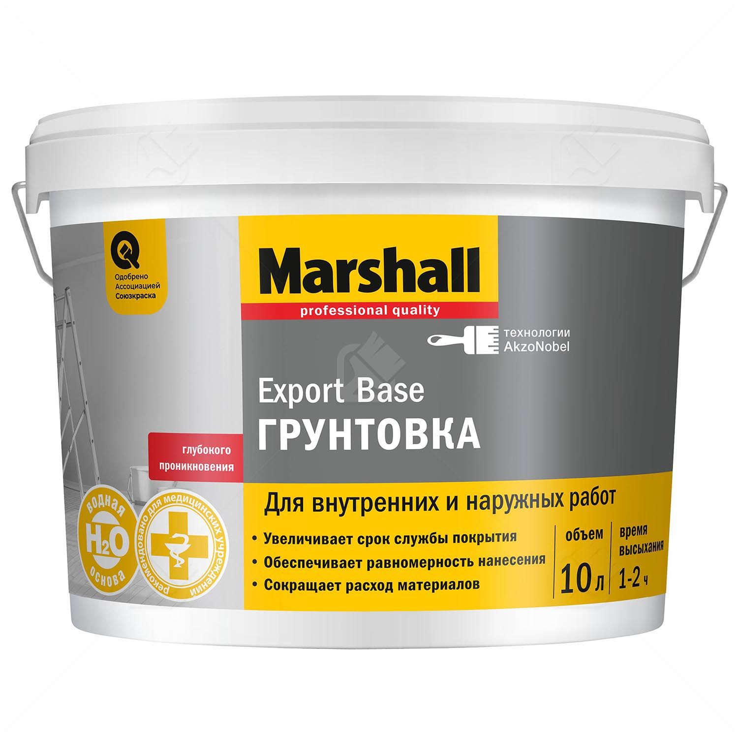 Грунт универсальный акриловый Marshall Export base 10 л.