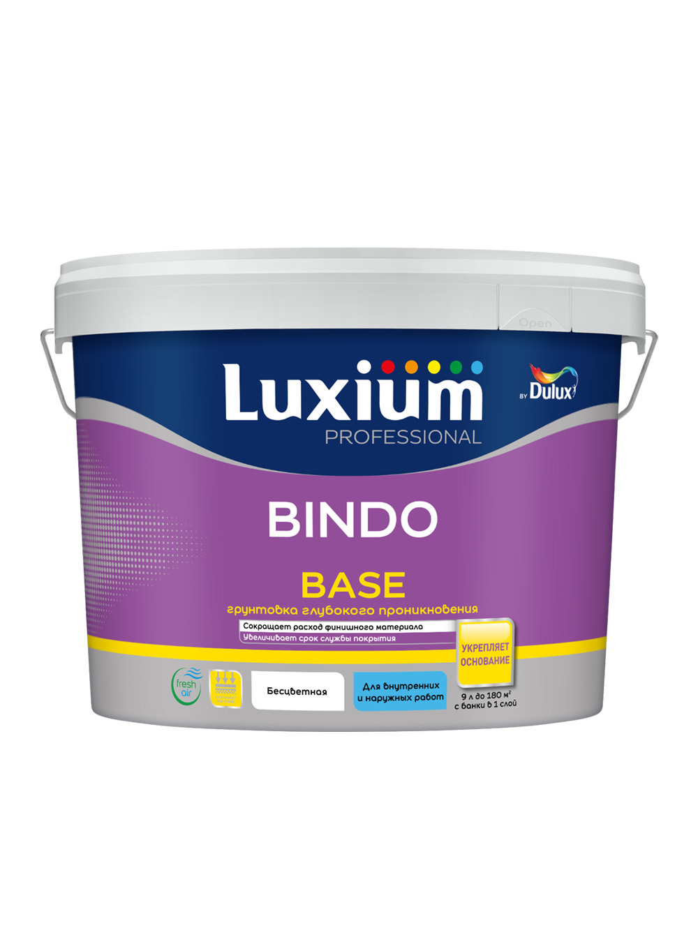 Грунт универсальный водно-дисперсионный Luxium Professional Bindo Base 9 л