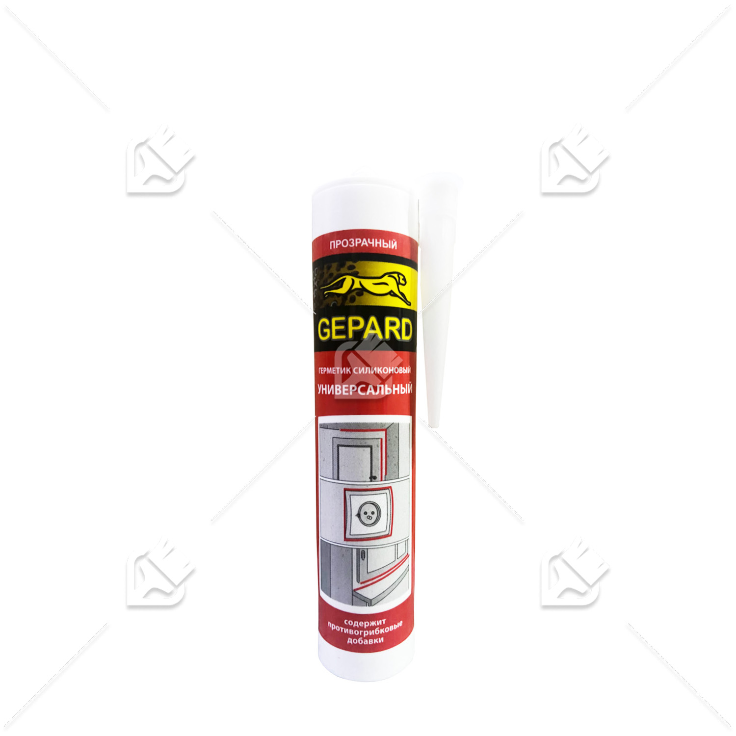 Герметик силиконовый универсальный Gepard CSS 664 бесцветный 280 мл.