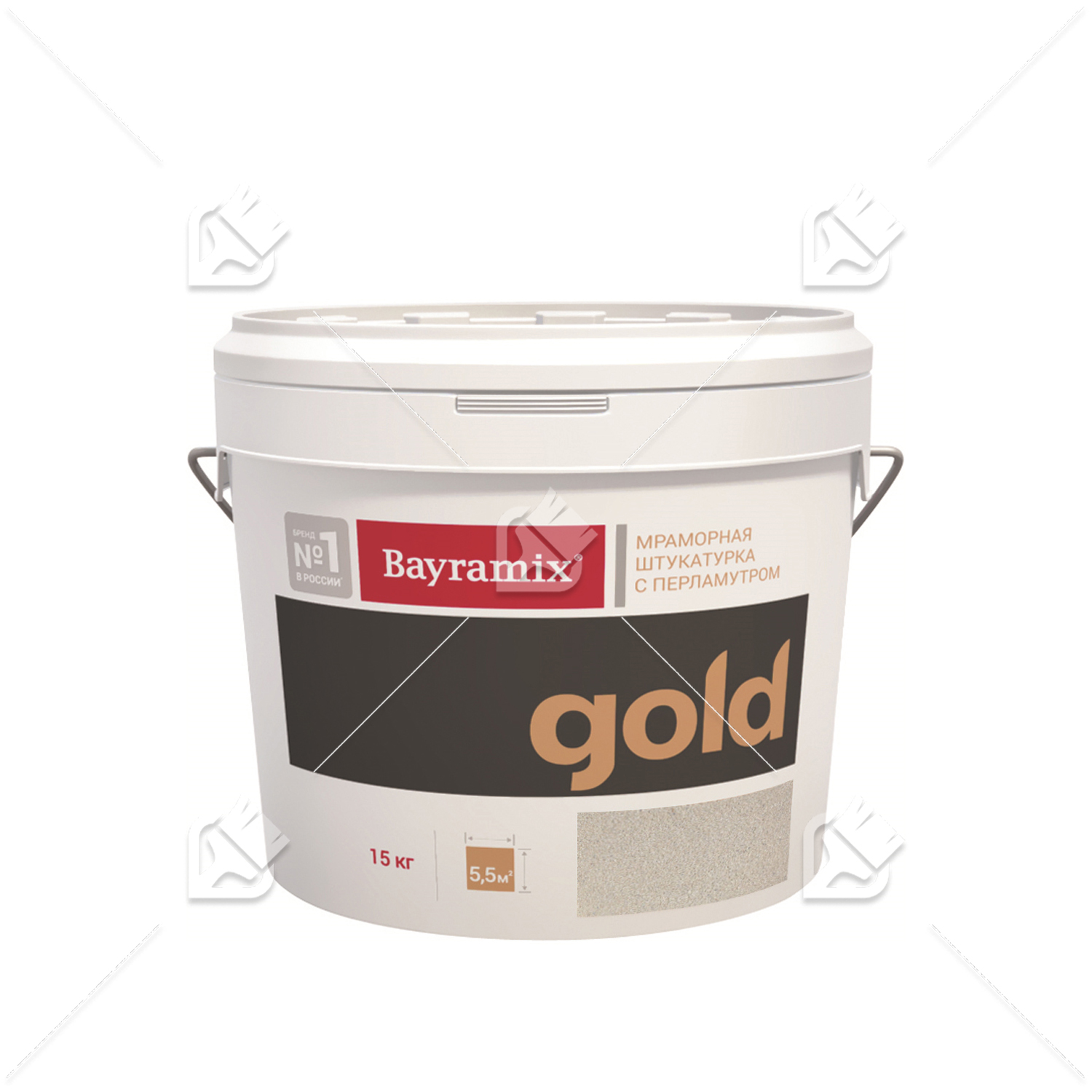 Штукатурка декоративная мраморная Bayramix GOLD Minera крупная фракция GR102 15 кг