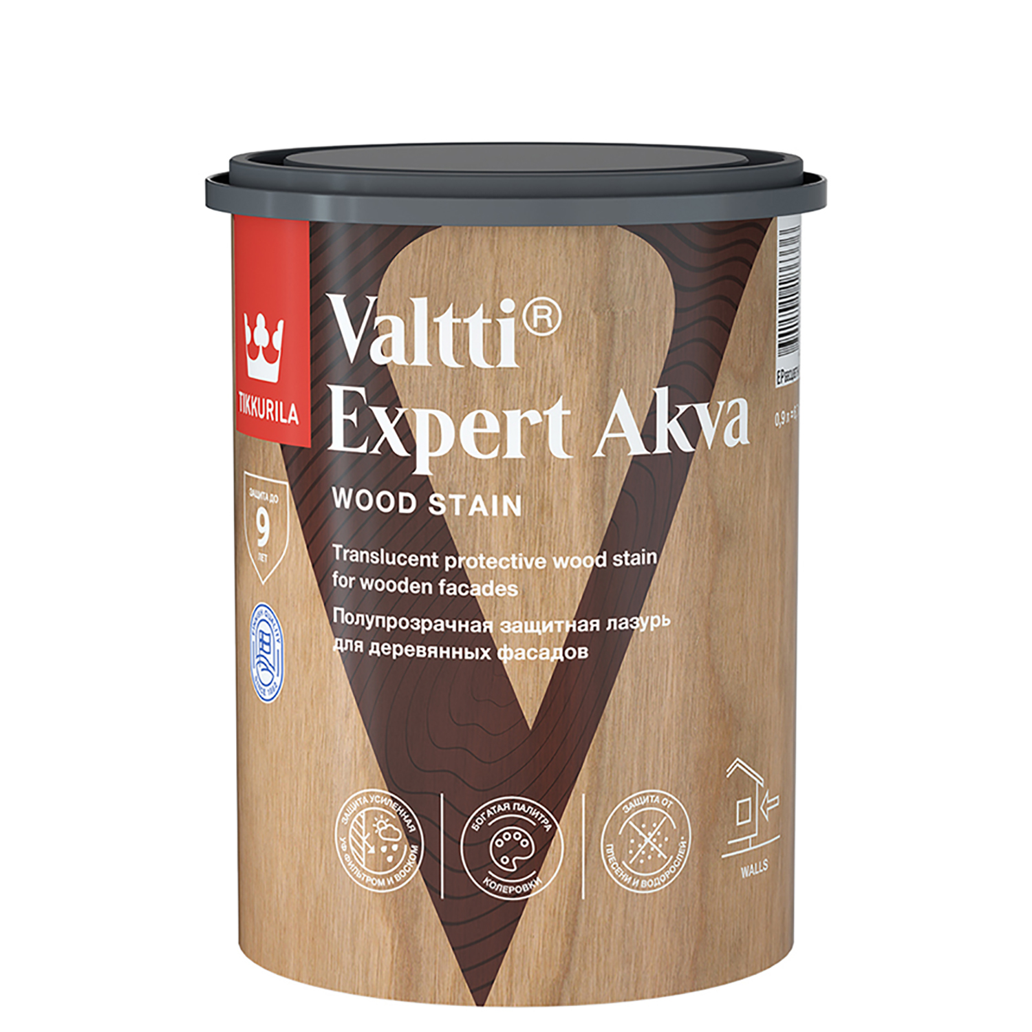 Антисептик Tikkurila VALTTI EXPERT AKVA 0,9л
