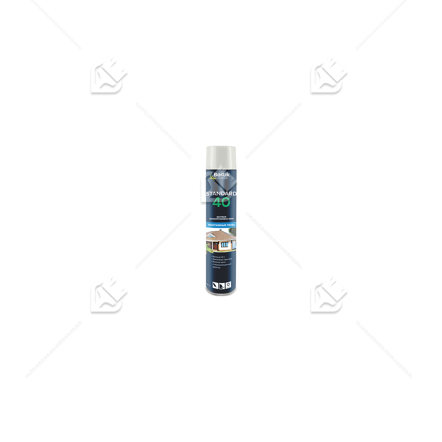 Пена стандартная Bostik Standard 40 500 мл. выход 40 л.