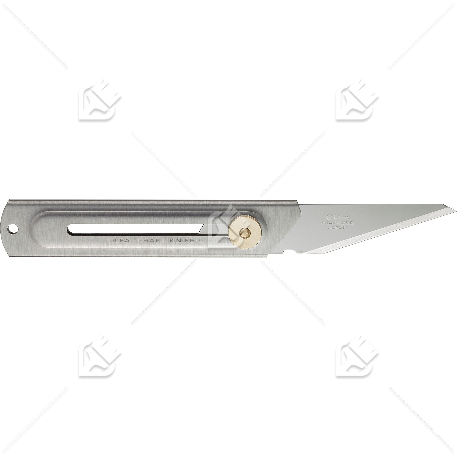 Нож хозяйственный Olfa с выдвижным лезвием нержавеющая сталь 20 мм.