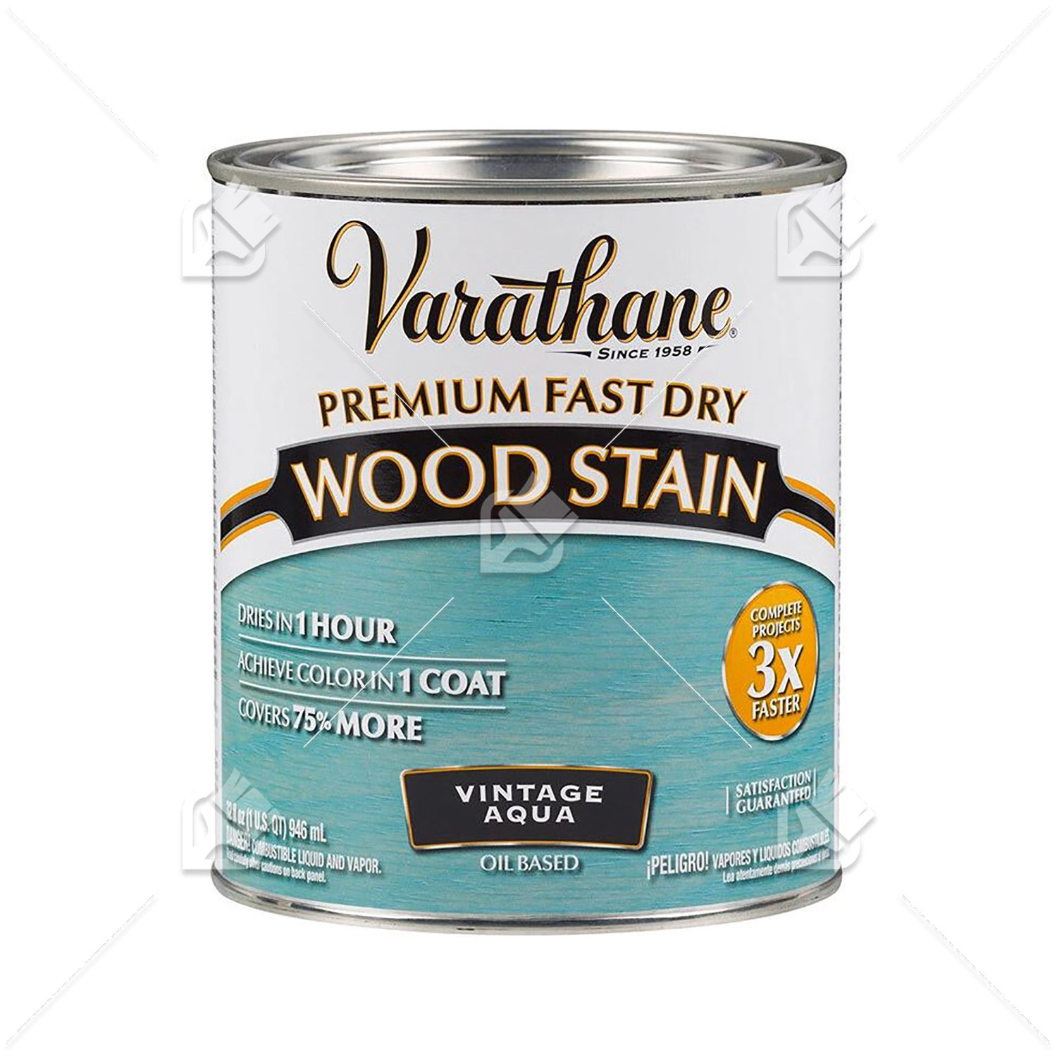 Масло тонирующее быстросохнущее Varathane Fast Dry Wood Stain винтаж аква 0,946 л.