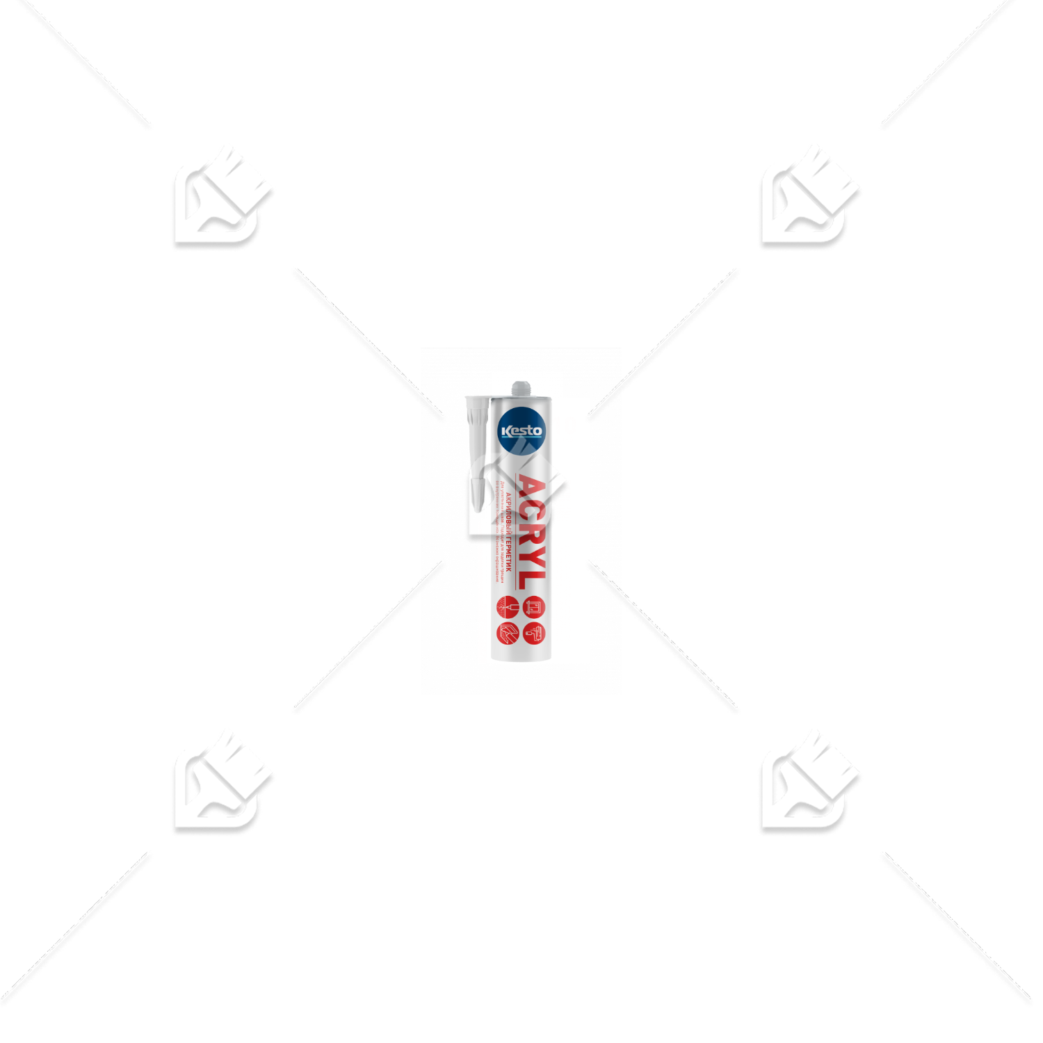 Герметик акриловый Кесто Acryl белый 310 мл