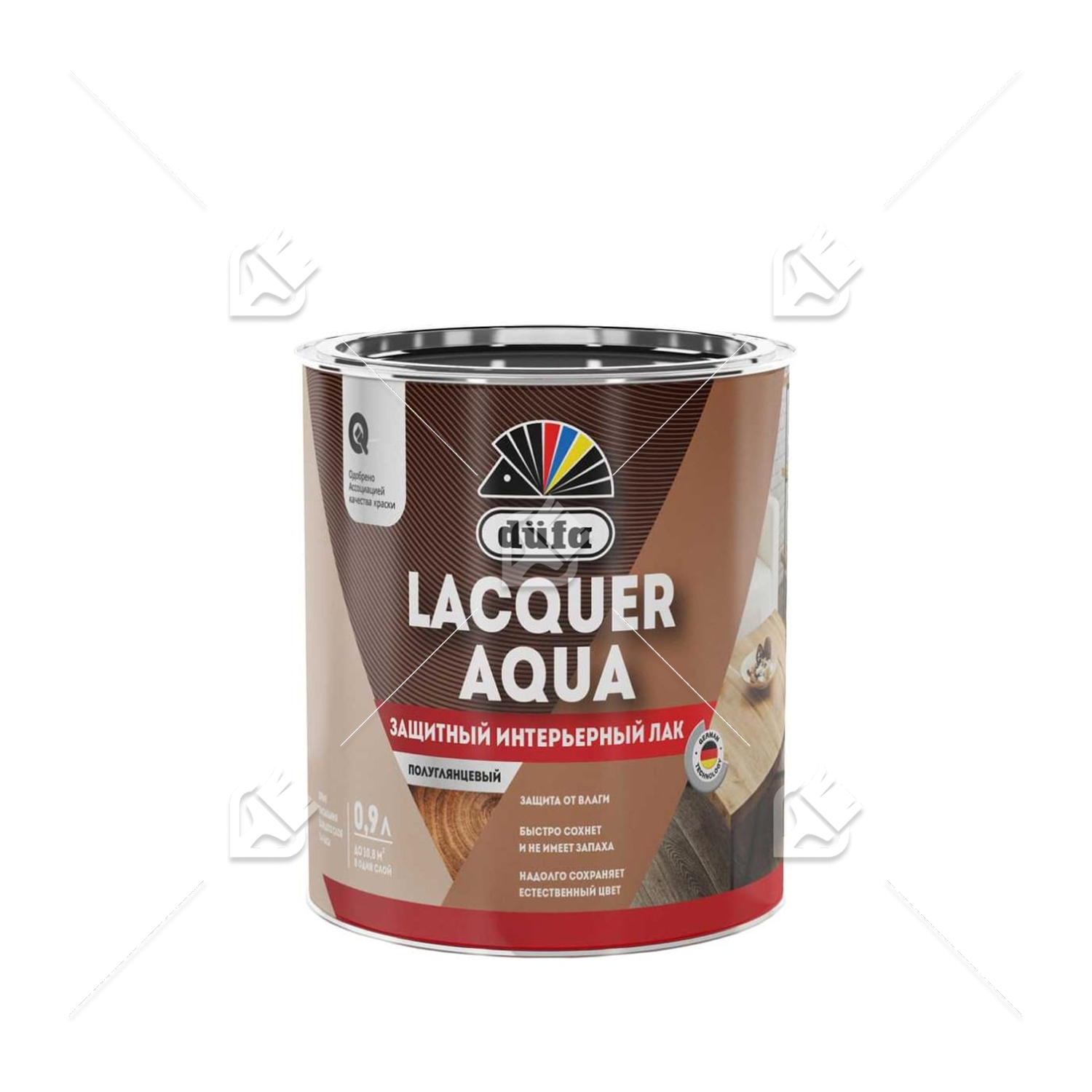 Лак интерьерный Dufa Lacquer Aqua полуглянцевый 0,9 л