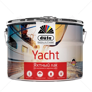Лак яхтный алкидно-уретановый Dufa Yacht полуматовый 10 л