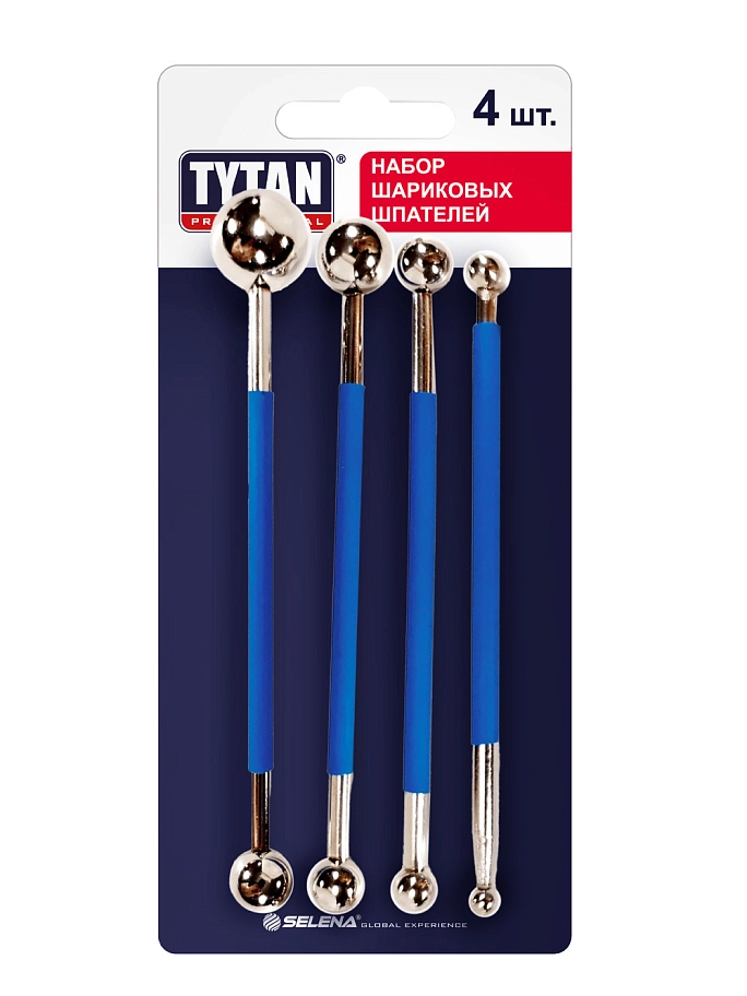 Набор шпателей шариковых Tytan Professional  4 шт. 