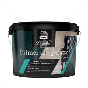 Грунт под покрытие декоративное кварцевый Dufa Creative Primer Di Quarzo матовый 5 л.