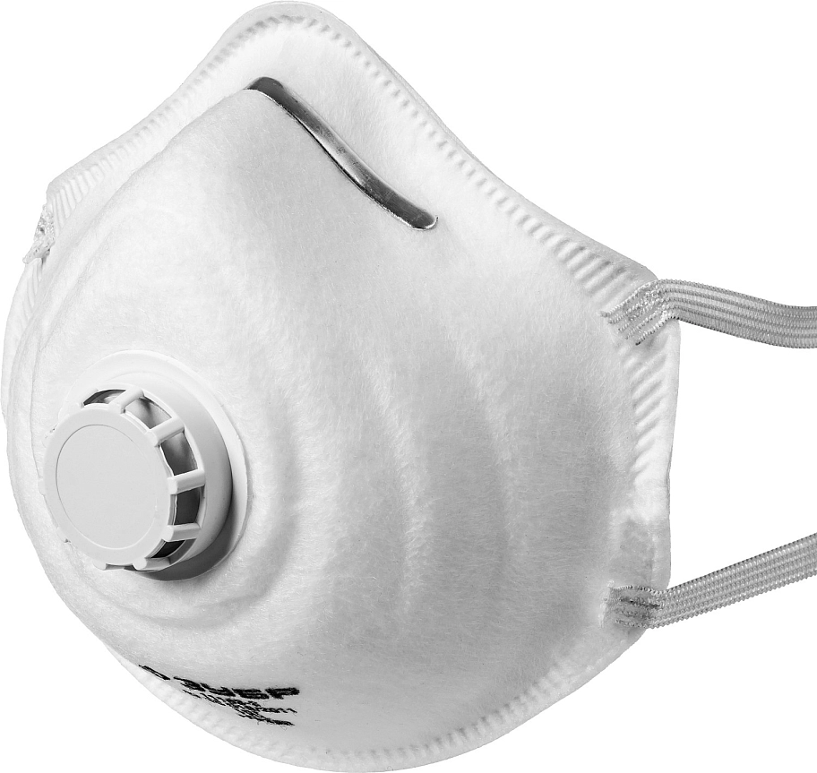 Полумаска Зубр коническая фильтрующая Ф-80, класс защиты FFP1