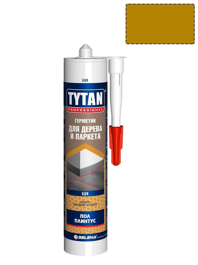 Герметик Акриловый для Дерева и Паркета Tytan Professional бук 280 мл