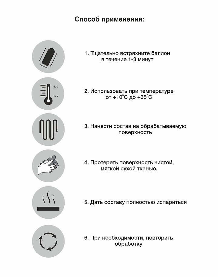 Обезжириватель аэрозольный Monarca 520 мл