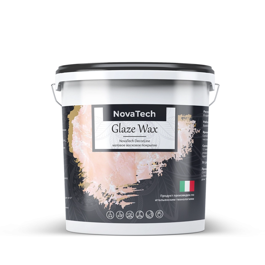 Восковой защитный состав NovaTech Glaze Wax матовый 1 л