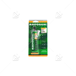 Герметик силиконовый универсальный Макрофлекс AX104 прозрачный 70 мл.