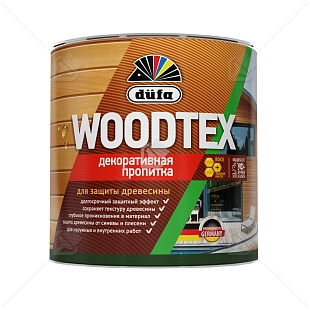 Пропитка декоративная для защиты древесины алкидная Dufa Woodtex белая 3 л.