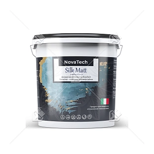 Краска декоративная NovaTech Silk Matt с эффектом матового шелка 1 л
