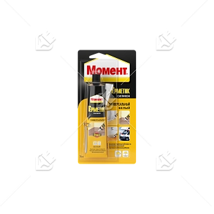 Герметик силиконовый универсальный Момент белый 70 мл