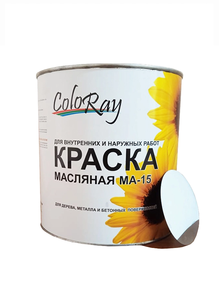 Краска МА-15 масляная Краски Черноземья белая 2,4 кг.