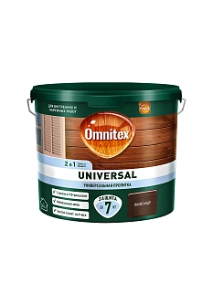 Пропитка защитная для дерева Omnitex Universal 2 в 1 палисандр 2,5 л