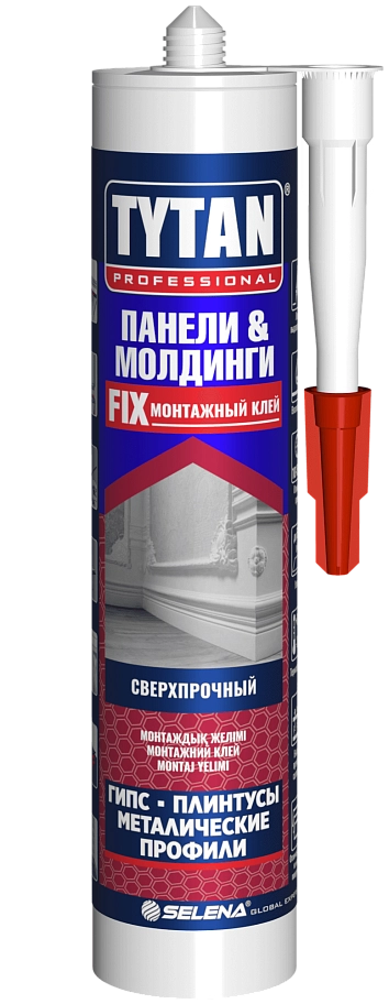 Клей монтажный Tytan Professional Панели & Молдинги бежевый 310 мл