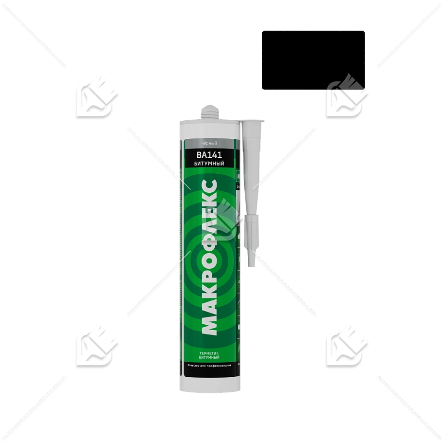 Герметик битумный кровельный Макрофлекс ВА141 черный 290 мл