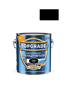 Краска для металла Topgrade гладкая глянцевая черная RAL 9005 2л