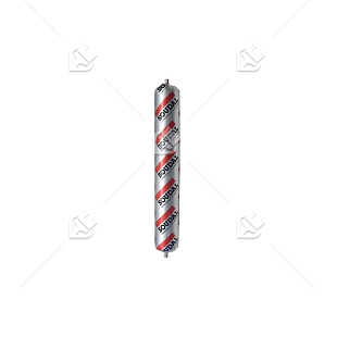 Герметик силиконовый нейтральный Soudal Silirub 2 F черный 600 мл