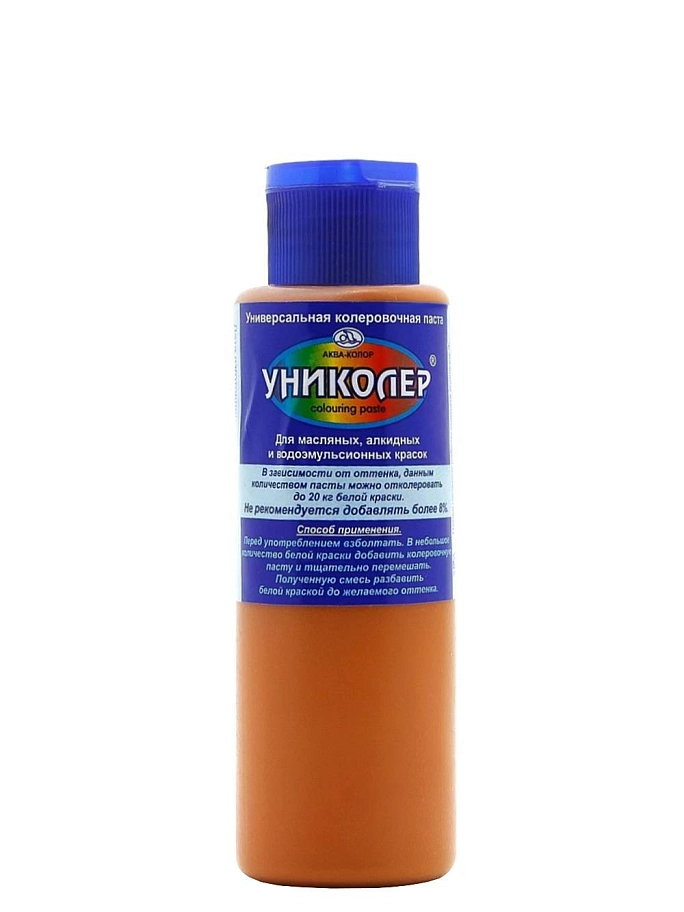 Паста колеровочная универсальная Аква-Колор Униколер 3.3 верблюжая 100 мл.