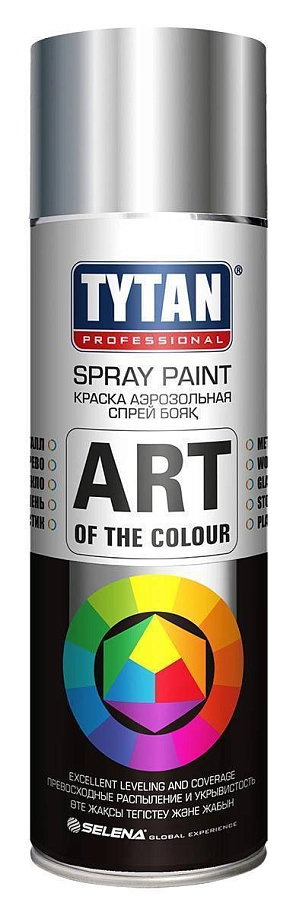 Краска универсальная аэрозольная акриловая Tytan Professional Art of the colour RAL 9006 металлик 400 мл