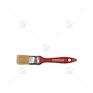 Кисть плоская Handmaler Red светлая смешанная щетина пластиковая ручка 30 мм.