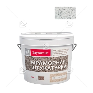 Штукатурка декоративная мраморная Bayramix Royal White-N 15 кг.