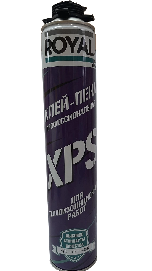 Клей-пена профессиональная ROYAL XPS 750 мл