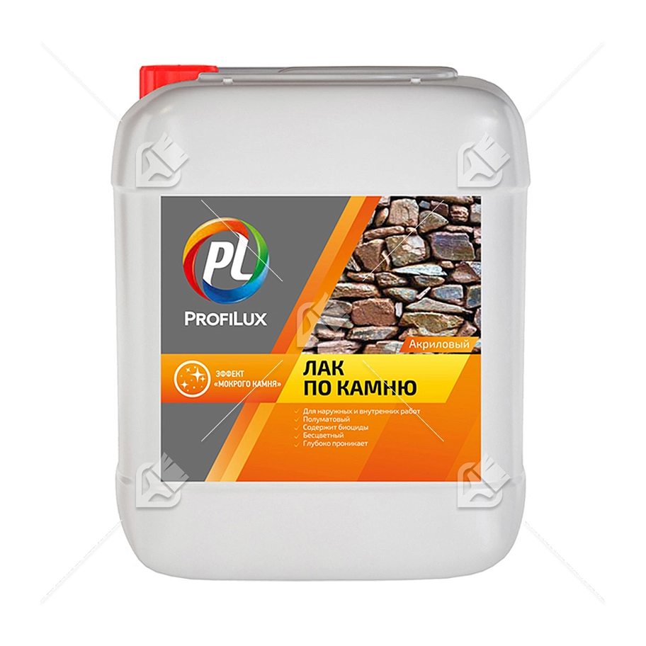 Лак по камню акриловый Profilux полуматовый 10 л