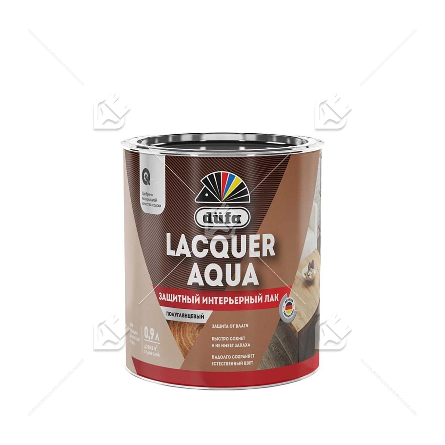 Лак интерьерный Dufa Lacquer Aqua полуглянцевый 0,9 л