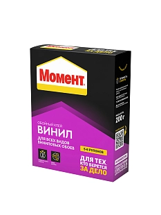 Клей обойный для виниловых обоев Момент Винил 200 г