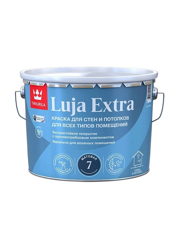 Краска экстра-стойкая Tikkurila LUJA EXTRA A матовая 9л